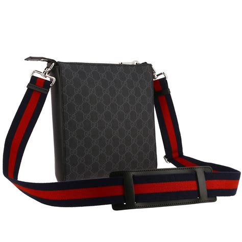 black gucci bag strap|Gucci strap bag men.